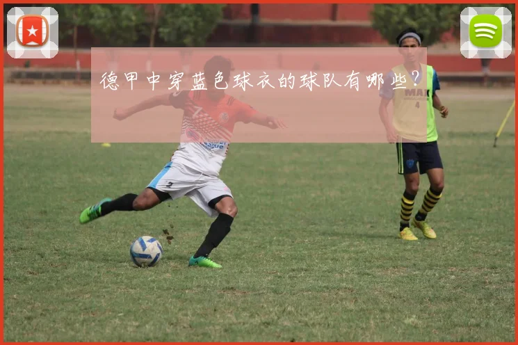 德甲中穿蓝色球衣的球队有哪些？